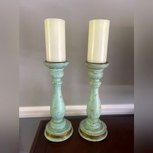 Wooden Scripture 🕯️ Candlesticks